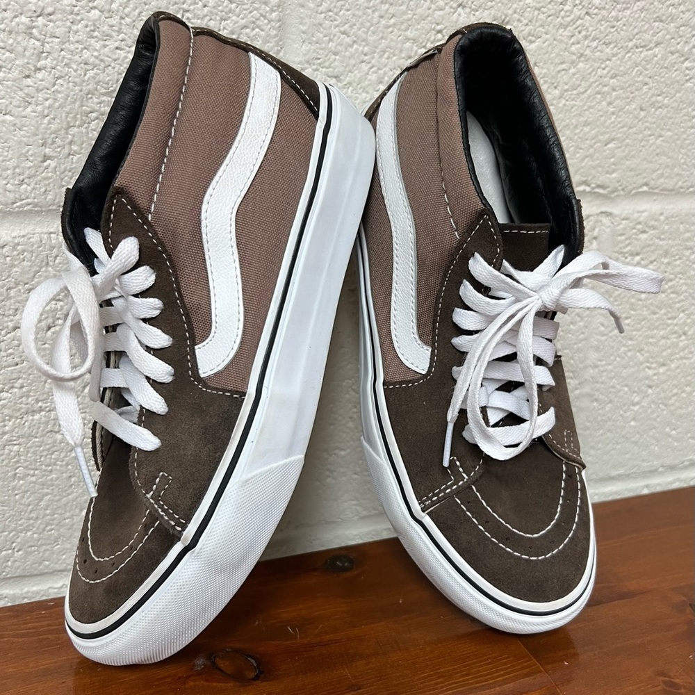 JJJJOUND X SK8-MID VAULT LX 'BROWN' Mens 7.  Women’s 8.5